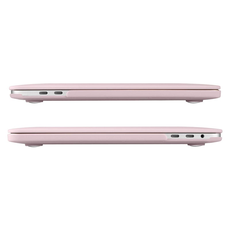UESWILL Compatible with MacBook Pro 13 inch Case 2025, 2024, 2023, 2022-2016 M2 M1 A2338 A2289 A2159 A2251 A1989 A1708 A1706 with Touch Bar & USB-C, Matte Hard Shell Case Cover, Rose Quartz - Image 4